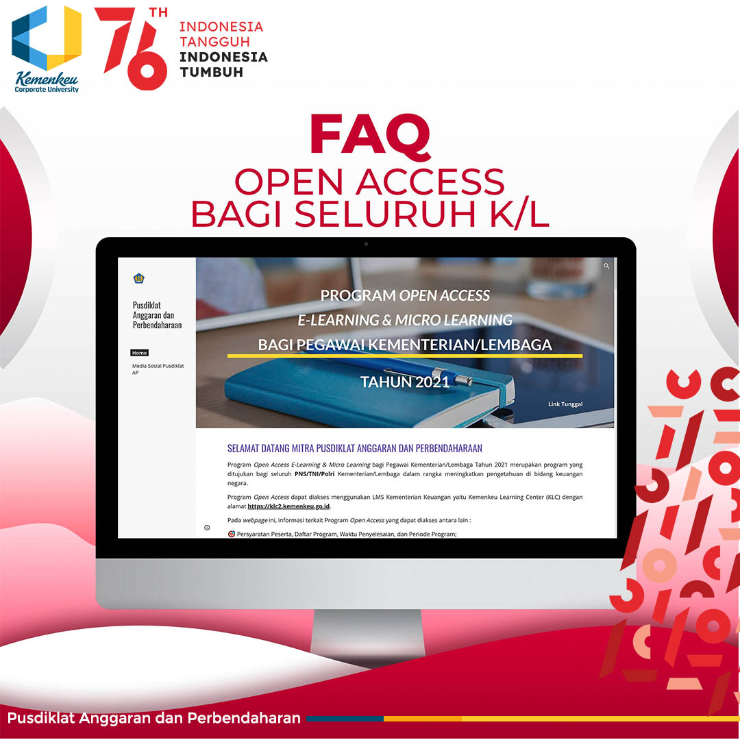 FAQ Open Access bagi seluruh Kementerian/Lembaga
